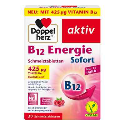 Doppelherz aktiv B12 Energie Sofort Schmelztabletten 30 stk von Queisser Pharma GmbH & Co. KG PZN 12454309