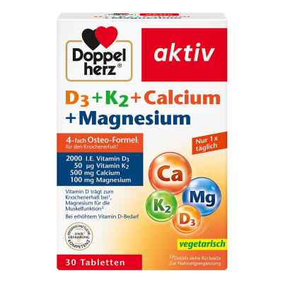 Doppelherz aktiv D3 + K2 + Calcium + Magnesium Tabletten