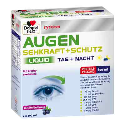 Doppelherz Augen Sehkraft+schutz Liquid system 2X300 ml von Queisser Pharma GmbH & Co. KG PZN 16632268