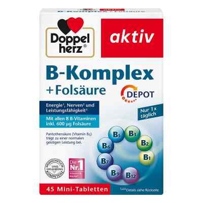 Doppelherz B-komplex + Folsäure Tabletten 45 stk von Queisser Pharma GmbH & Co. KG PZN 07189437