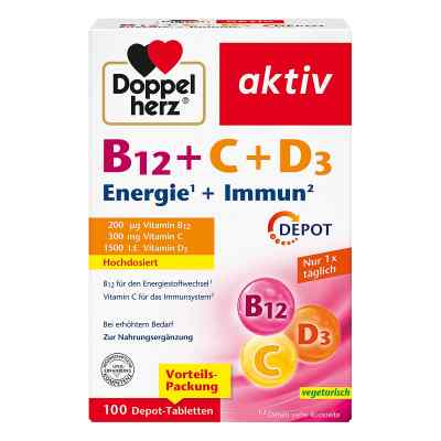 Doppelherz B12+C+D3 Depot Aktiv Tabletten