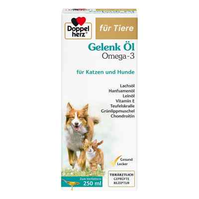 Doppelherz für Tiere Gelenk Öl Omega-3 für Katzen und Hunde