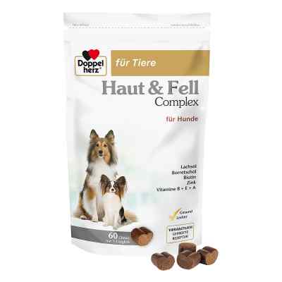 Doppelherz für Tiere Haut & Fell Complex Chews für Hunde