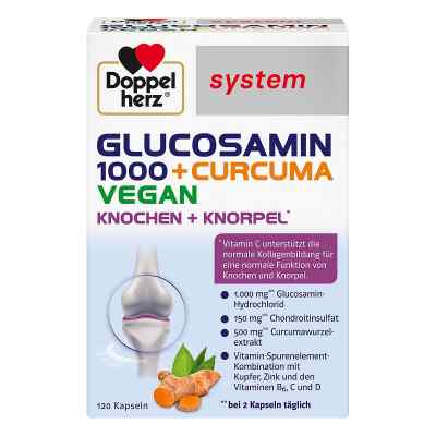 Doppelherz Glucosamin 1000+curcuma Vegan Syst.kps. 120 stk von Queisser Pharma GmbH & Co. KG PZN 17250534