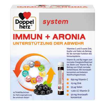 Doppelherz Immun+Aronia System Ampullen 10 stk von Queisser Pharma GmbH & Co. KG PZN 10389565