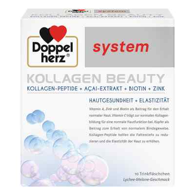 Doppelherz Kollagen Beauty system Trinkfläschchen 10 stk von Queisser Pharma GmbH & Co. KG PZN 15661150