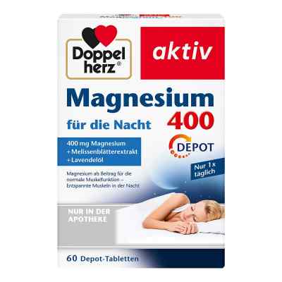 Doppelherz Magnesium 400 für die Nacht Tabletten 60 stk von Queisser Pharma GmbH & Co. KG PZN 11119879
