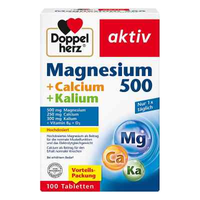 Doppelherz Magnesium 500+calcium+kalium Tabletten