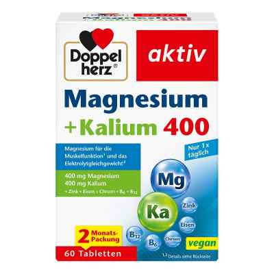 Doppelherz Magnesium+kalium Tabletten 60 stk von Queisser Pharma GmbH & Co. KG PZN 11692343