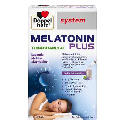 Doppelherz Melatonin Plus Trinkgranulat System Portionsbeutel 30 stk von Queisser Pharma GmbH & Co. KG PZN 17250497