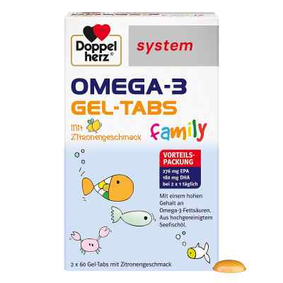 Doppelherz Omega-3 Gel-tabs Family 120 stk von Queisser Pharma GmbH & Co. KG PZN 16849708