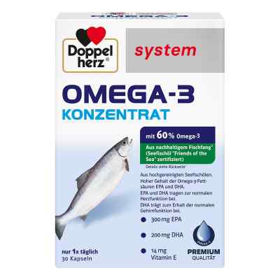 Doppelherz Omega-3 Konzentrat system Kapseln 30 stk von Queisser Pharma GmbH & Co. KG PZN 06132725