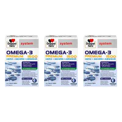 Doppelherz Omega-3 Premium 1500 System Kapseln