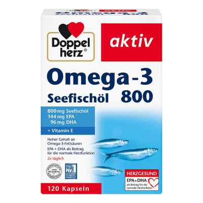 Doppelherz Omega3 800 Seefischöl 120 stk von Queisser Pharma GmbH & Co. KG PZN 16485732