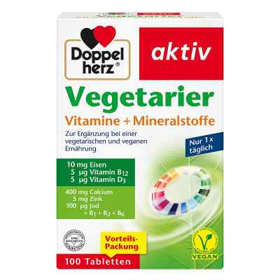 Doppelherz Vegetarier Vitamine + Mineralstoffe 100 stk von Queisser Pharma GmbH & Co. KG PZN 16902532