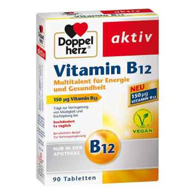 Doppelherz Vitamin B12 Tabletten 90 stk von Queisser Pharma GmbH & Co. KG PZN 08590515