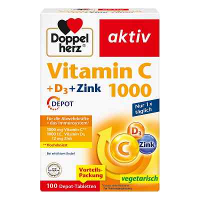 Doppelherz Vitamin C1000 +D3+Zink Depot Tabletten