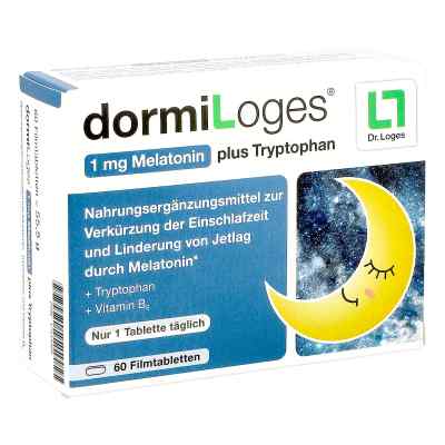 Dormiloges Melaton. Plus Tryptophan Filmtabletten 60 stk von Dr. Loges + Co. GmbH PZN 17544980
