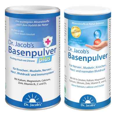 Dr. Jacob's Basenpulver plus+Dr. Jacob's Basenpulver Original 1 Pck von  PZN 08102685