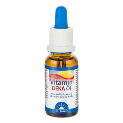 Dr. Jacob's DEKA Öl 800 IE Vitamin D3+K2+A+E 640 Tropfen