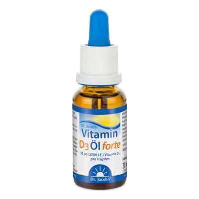 Dr. Jacob's Vitamin D3 Öl forte 2000 IE D3 hochdosiert 640 Tropf