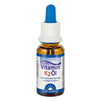 Dr. Jacob’s Vitamin K2 Öl 800 IE 640 Tropfen vegan 20 ml von Dr.Jacobs Medical GmbH PZN 11648046