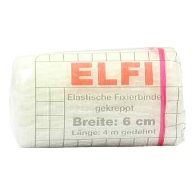 Dracoelfi elastisch Fixierbinde 6 cmx4 m gekrep.cello 1 stk von Dr. Ausbüttel GmbH & Co. KG PZN 00736161