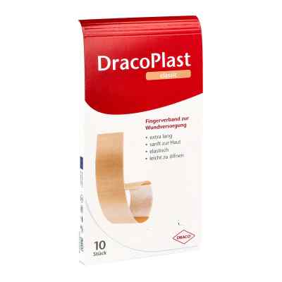 Dracoplast Fingerstrips 2x12cm elastic 10 stk von Dr. Ausbüttel & Co. GmbH PZN 09920883