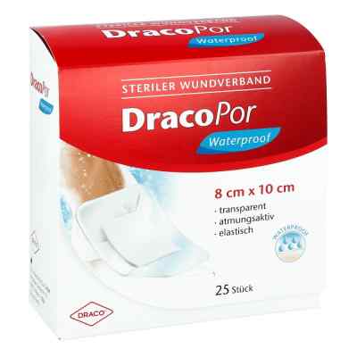 Dracopor waterproof Wundverband steril 8x10cm 25 stk von Dr. Ausbüttel & Co. GmbH PZN 00114264