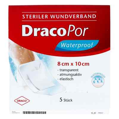 Dracopor waterproof Wundverband steril 8x10cm 5 stk von Dr. Ausbüttel & Co. GmbH PZN 03030214