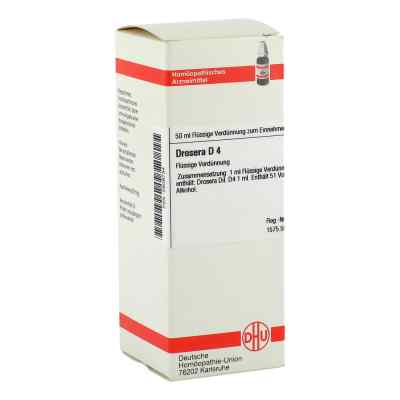 Drosera D4 Dilution 50 ml von DHU-Arzneimittel GmbH & Co. KG PZN 02809734