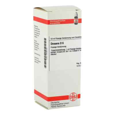 Drosera D6 Dilution 50 ml von DHU-Arzneimittel GmbH & Co. KG PZN 02809740