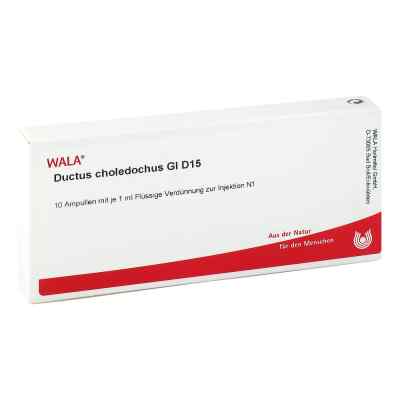 Ductus Choledochus Gl D15 Ampullen 10X1 ml von WALA Heilmittel GmbH PZN 02918096
