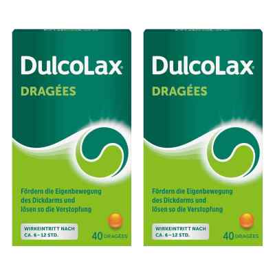 Dulcolax Dragees Magensaftresistente Tabletten 2x40 stk von A. Nattermann & Cie GmbH PZN 08105454