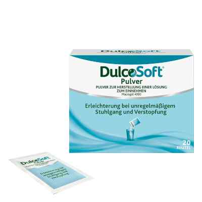 DulcoSoft Pulver Abführmittel bei Verstopfung mit Macrogol 20X10 g von A. Nattermann & Cie GmbH PZN 14244639