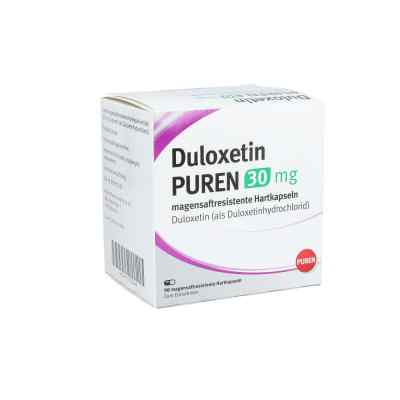 Duloxetin Puren 30 mg magensaftresist.Hartkapseln 98 stk von PUREN Pharma GmbH & Co. KG PZN 11175949