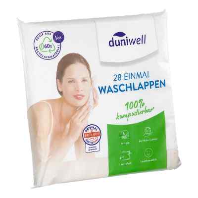 Duniwell Einmal Waschlappen Tissue 6lagig 28 stk von Duni GmbH PZN 18049797