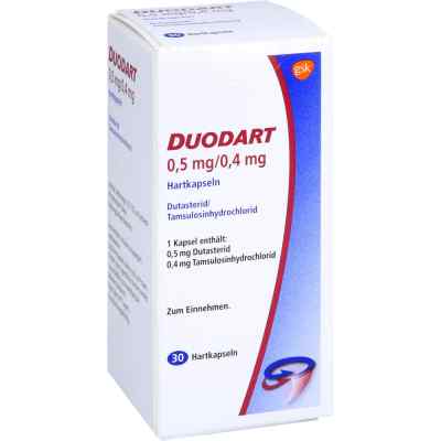 Duodart 0,5 mg/0,4 mg Hartkapseln 30 stk von Recordati Pharma GmbH PZN 01882640