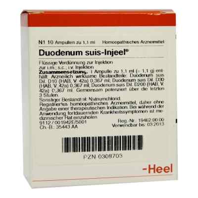 Duodenum Suis Injeel Ampullen 10 stk von Biologische Heilmittel Heel GmbH PZN 00308703