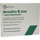 Duraultra N sine Augentropfen 10X0.6 ml von OmniVision GmbH PZN 07788681