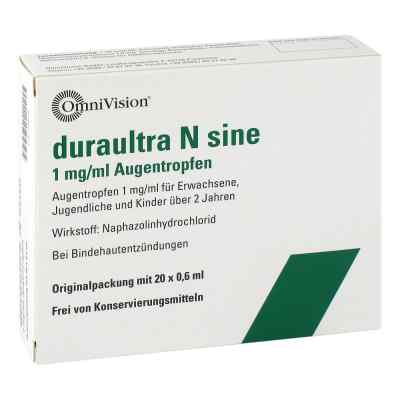 Duraultra N sine Augentropfen 20X0.6 ml von OmniVision GmbH PZN 07788698