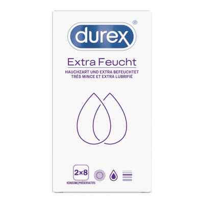 Durex extra feucht Kondome Doppelpack 2X8 stk von Reckitt Benckiser Deutschland Gm PZN 16751777