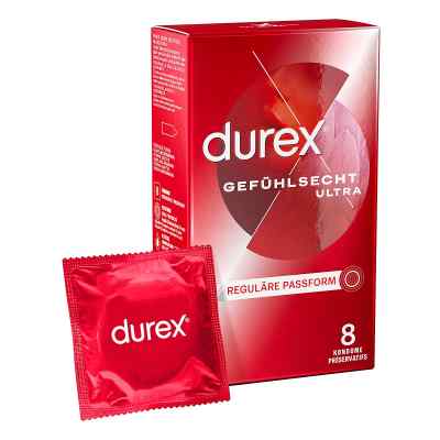 Durex Gefühlsecht Ultra Kondome 8 stk von Reckitt Benckiser Deutschland Gm PZN 18304166