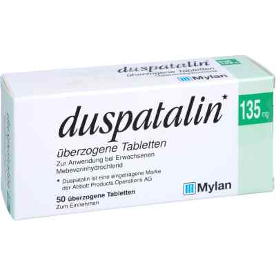 Duspatalin überzogene Tabletten 50 stk von kohlpharma GmbH PZN 00111573