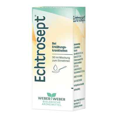 Echtrosept Tropfen zum Einnehmen 50 ml von WEBER & WEBER GmbH & Co. KG PZN 02750277