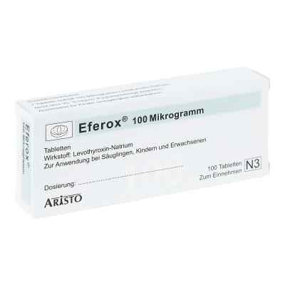 Eferox 100 Mikrogramm Tabletten 100 stk von Aristo Pharma GmbH PZN 04315120