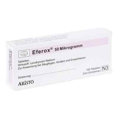 Eferox 50 Mikrogramm Tabletten 100 stk von Aristo Pharma GmbH PZN 04315054