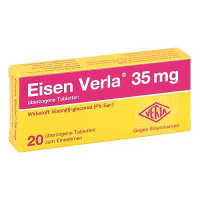 Eisen Verla 35mg 20 stk von Verla-Pharm Arzneimittel GmbH &  PZN 11163863
