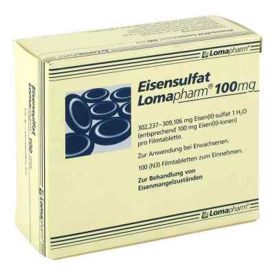 Eisensulfat Lomapharm 100mg 100 stk von LOMAPHARM GmbH PZN 01713446