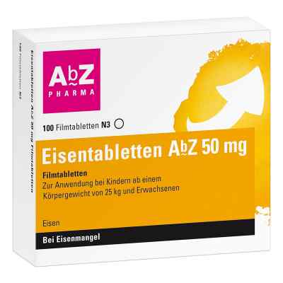 Eisentabletten AbZ 50 mg Filmtabletten